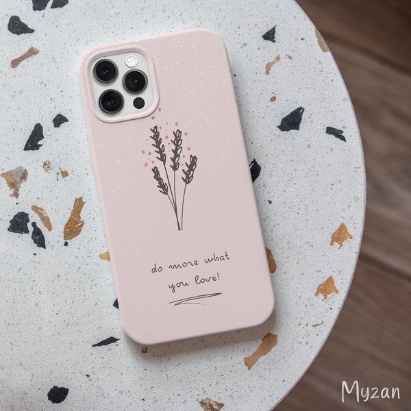 AC102 - Gratitude Floral - Aesthetic Mobile Case - Myzan