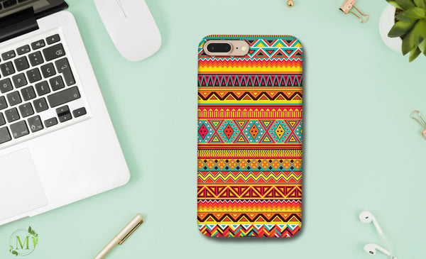 RC011 - Aztec Pattern Mobile Case - Myzan