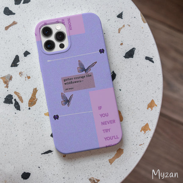 AC109 - Butterfly Aesthetic Mobile Case - Myzan