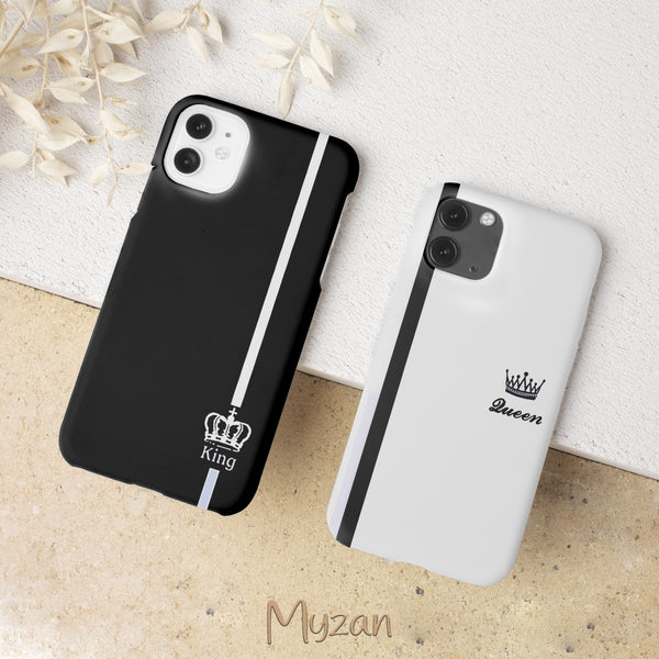 CC013 - King & Queen - Couple Mobile Case