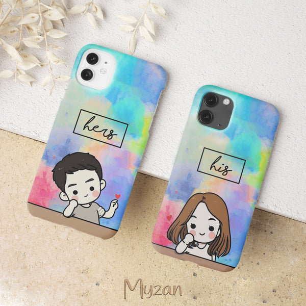 CC014 - Cute Couple Mobile Case