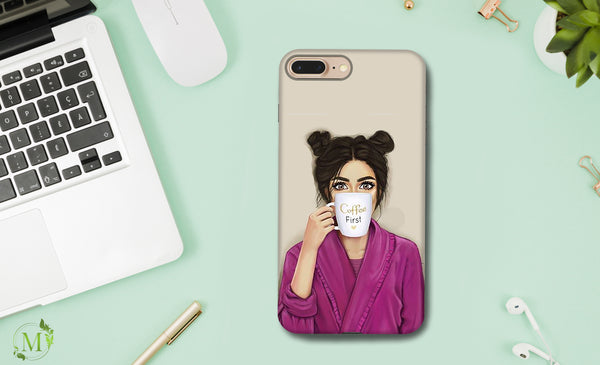 RC015 - Cofee Girl Mobile Case - Myzan