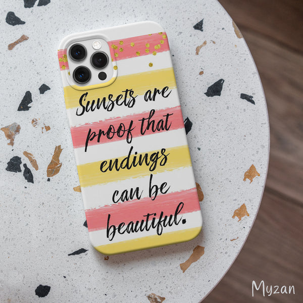 RC074 - Sunrise - Quotes Mobile Case