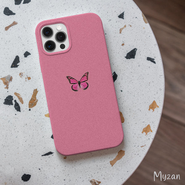 RC077 - Pink Aesthetic - Butterfly Mobile Case