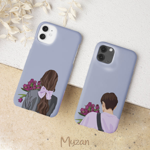 CC001 - Floral Couple Mobile Case