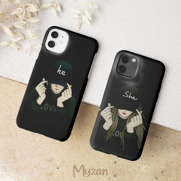 CC022 - Couple Mobile Case