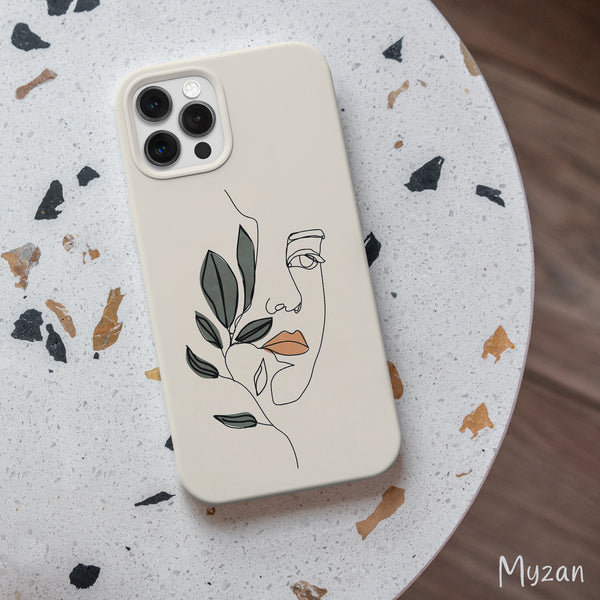 RC081 - Abstract Face - Aesthetic Mobile Case