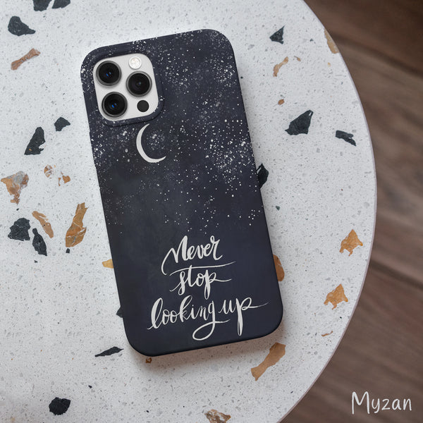 RC059 - Aesthetic Moon Quotation Mobile Case - Myzan