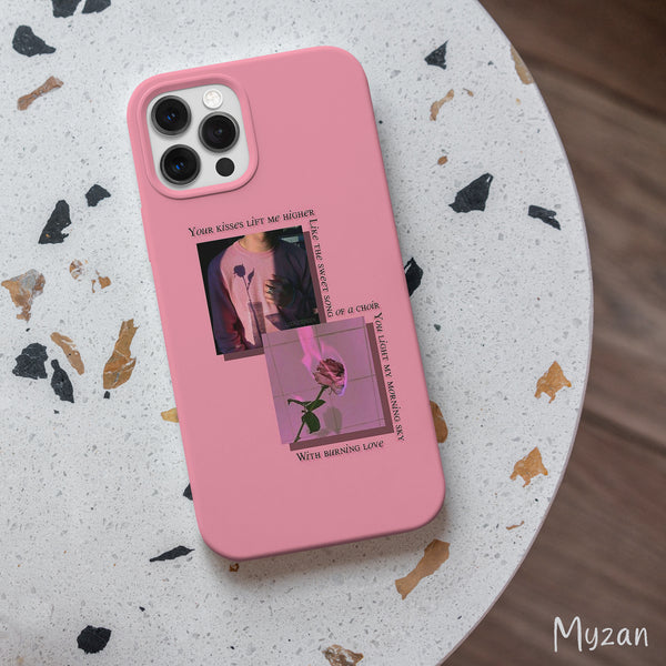 RC085 - Pastel Pink Floral - Aesthetic Mobile Case