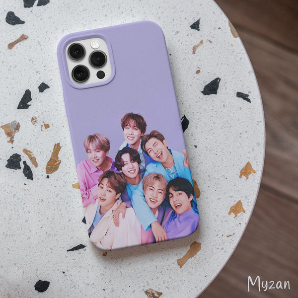 BTS032 - Purple BTS Mobile Case