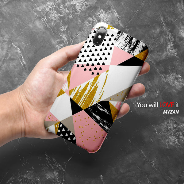 MC006 - Geometric Marble Mobile Case