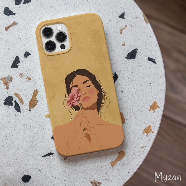 AC039 - Flower Girl Aesthetic Mobile Case - Myzan