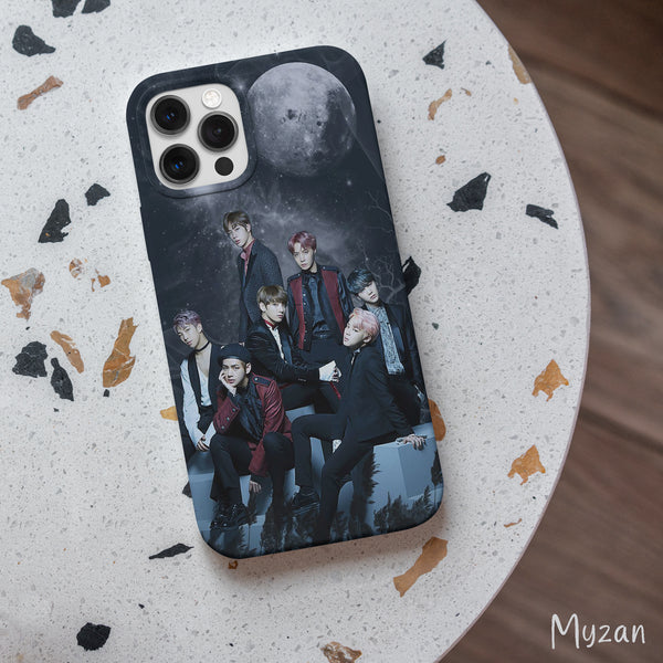 BTS043 - Black Aesthetic - BTS Mobile Case