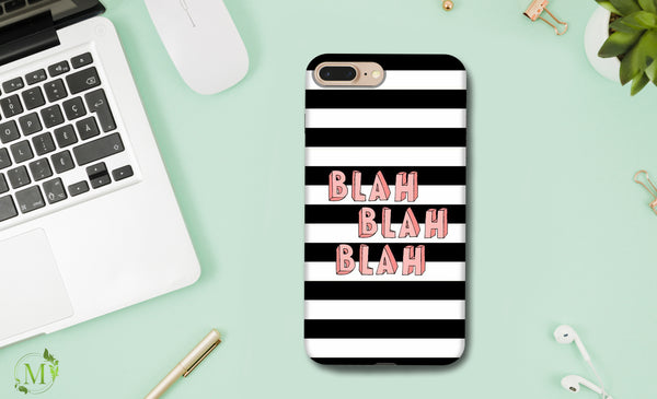 RC028 - BLAH BLAH - Quotation Mobile Case - Myzan