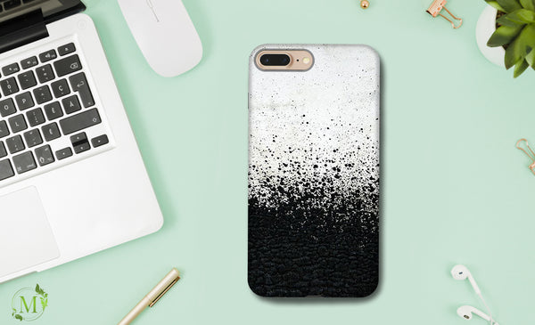 RC023 - Black & White Marble Mobile Case - Myzan