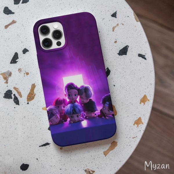 BTS049 - Purple Aesthetic - BTS Mobile Case