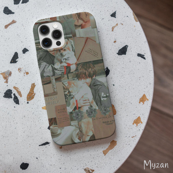 BTS066- Aesthetic Collage - BTS Mobile Case