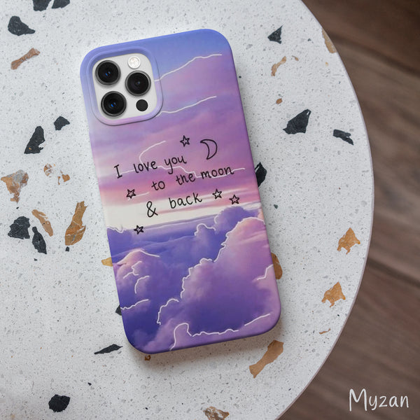 AC073 - To The Moon - Aesthetic Mobile Case - Myzan