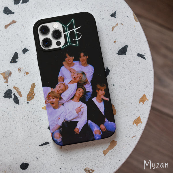 BTS009 - Black Aesthetic - BTS Mobile Case