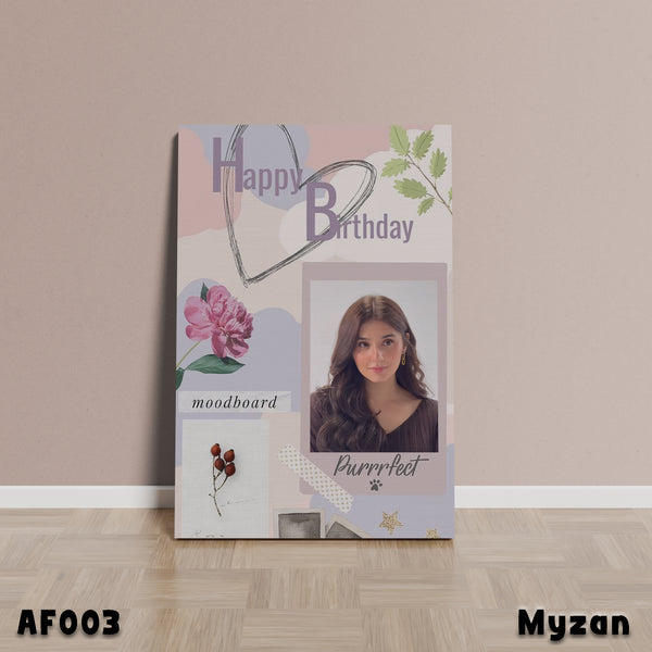 AF003 - Aesthetic Custom Picture - Birthday Frame