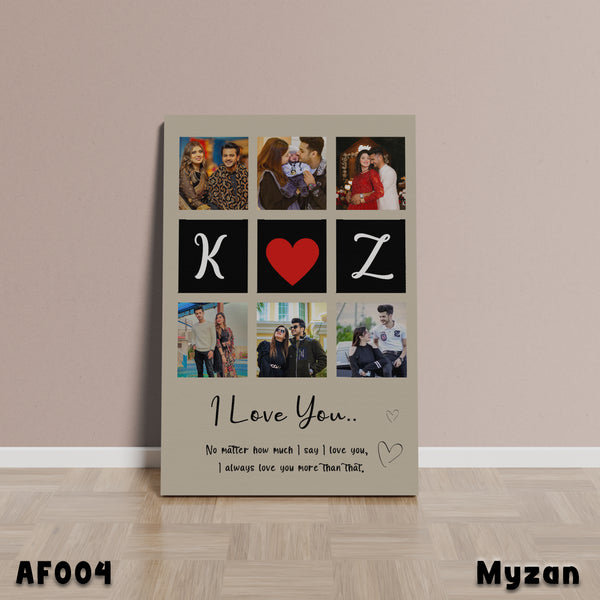 AF004 - Premium Custom Picture - Couple Frame