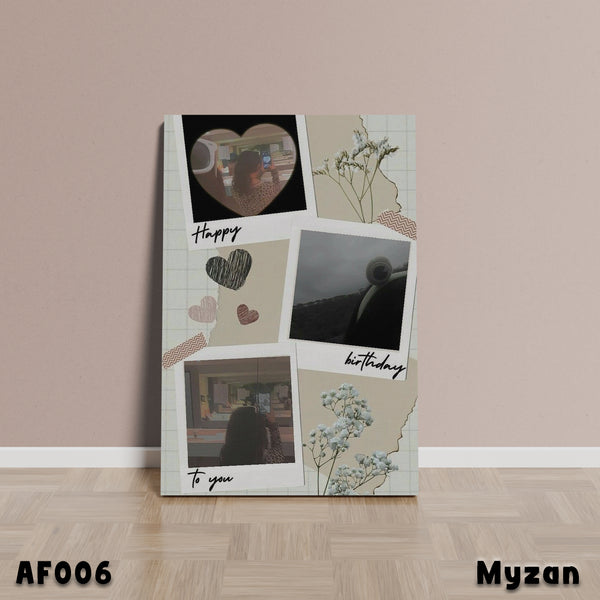 AF006 - Aesthetic Custom Picture - Birthday Frame