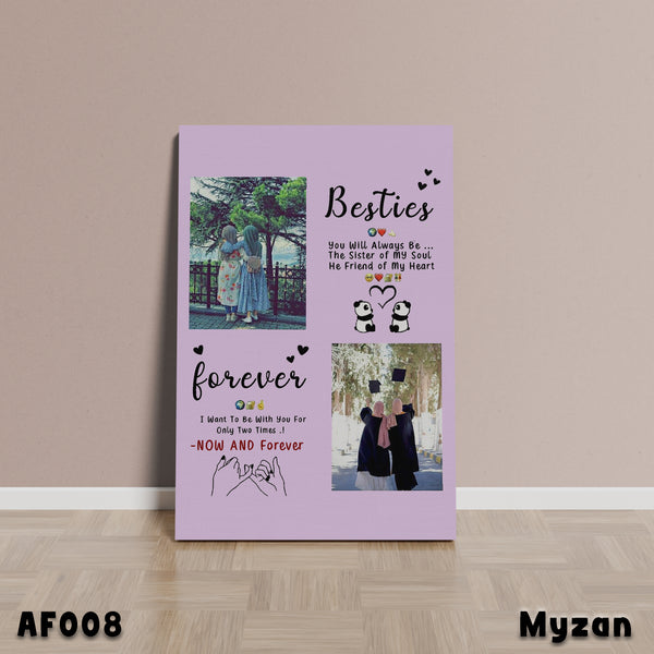 AF008 - Premium Custom Picture - Best Friend Frame