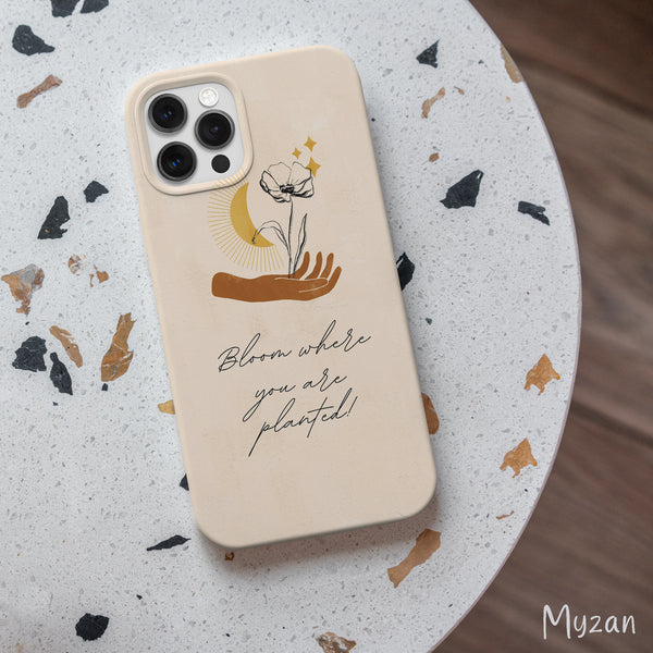 AC121 - Bloom Where You Are Planted - Floral Mobile Case