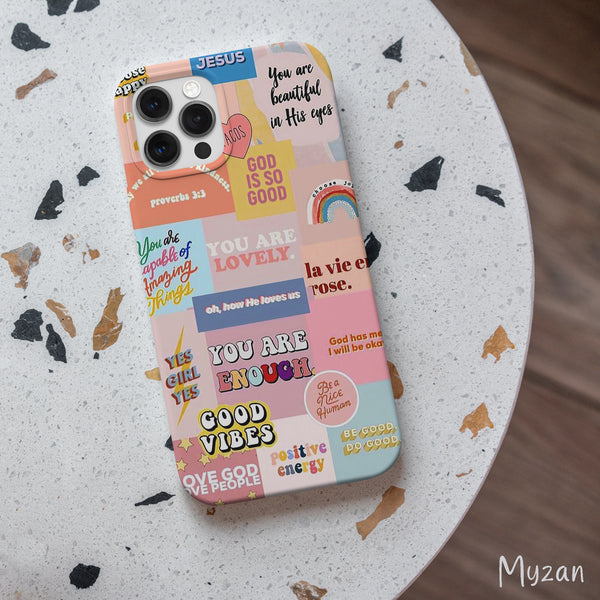 AC124 - Good Vibes - Aesthetic Mobile Case