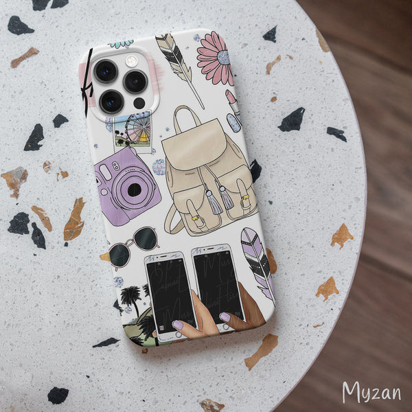 AC138 - Fashion Stickers - Makeup Mobile Case