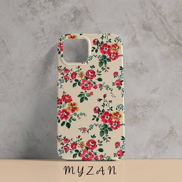 AC142 - Wild Rose - Floral Mobile Case