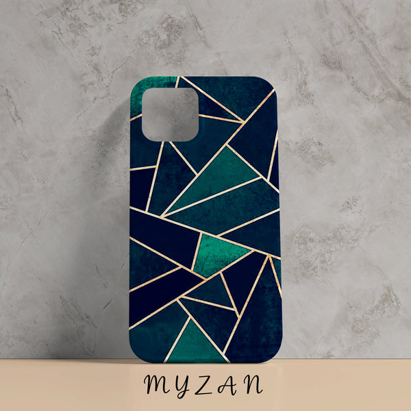 AC163 - Geometrical Pattern - Marble Mobile Case