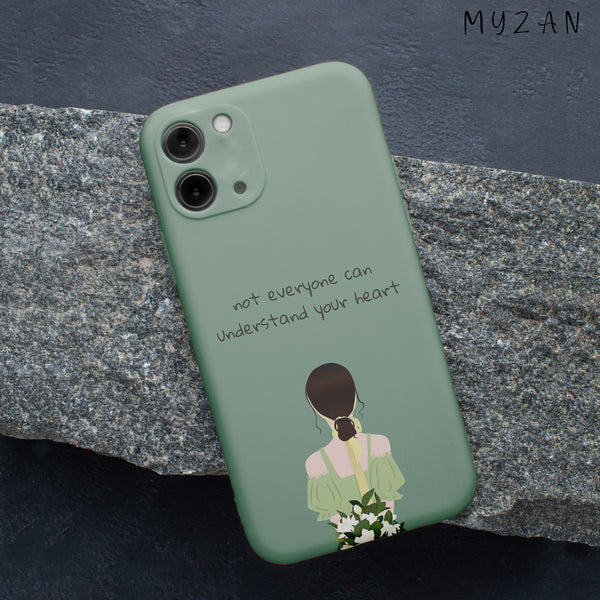 AC169 - Understand Your Heart - Aesthetic Girl Mobile Case