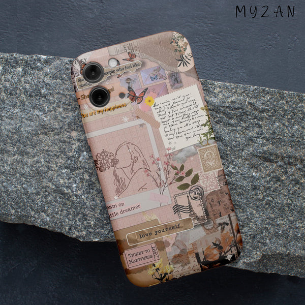 AC170 - Brown Vintage - Aesthetic Mobile Case