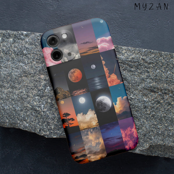 AC189 - Aesthetic Moon College Mobile Case