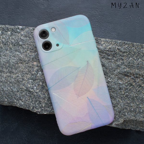 AC215 - Gradiant Leaves Aesthetic Mobile Case