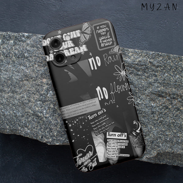 AC228 - Aesthetic Sticker Mobile Case