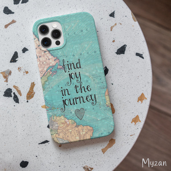 AC298 - Find Joy In The Journey - Travel Mobile Case