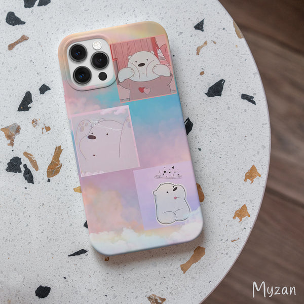 AC304 - Aesthetic Clouds - Bear Mobile Case