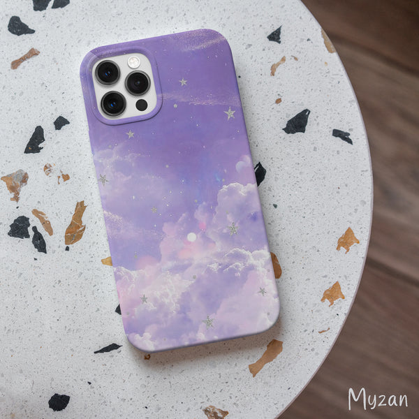 AC330 - Purple Cloudy Sky - Aesthetic Mobile Case