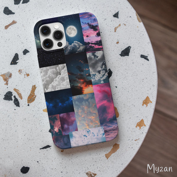 AC354 - Sky & Moon - Aesthetic Mobile Case