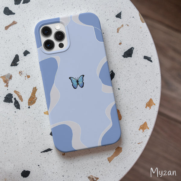 AC361 - Blue Butterfly - Aesthetic Mobile Case