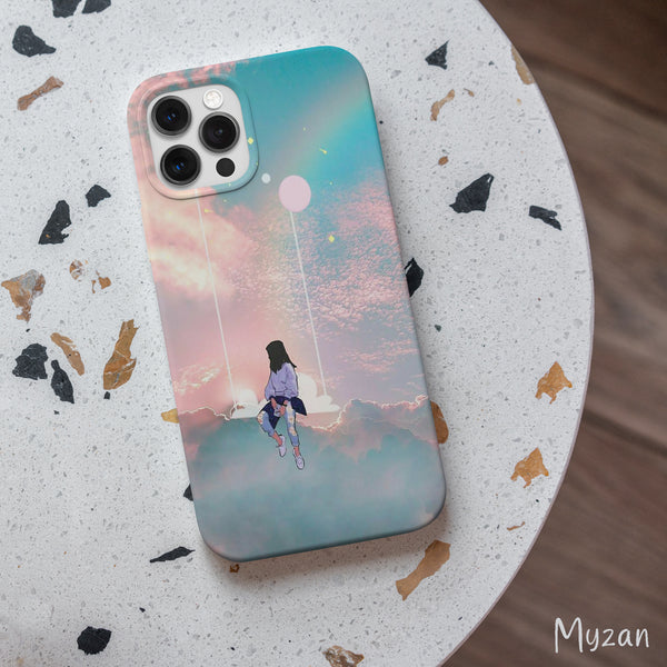 AC372 - Anime Art - Aesthetic Girl Mobile Case