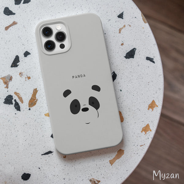 AC387 - Panda Face - Bear Mobile Case