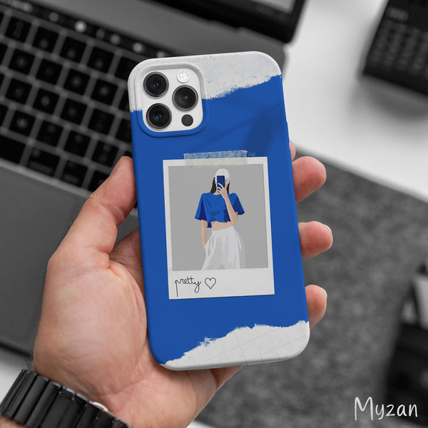 AC389 - Selfie Girl - Aesthetic Girl Mobile Case