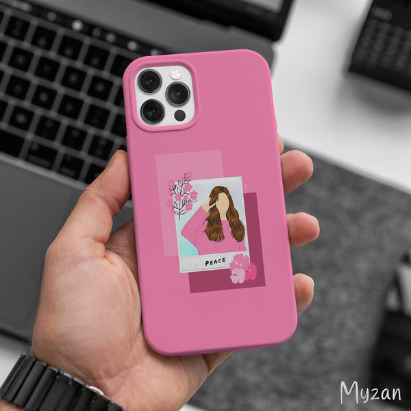 AC393 - Girly Art - Aesthetic Girl Mobile Case – Myzan
