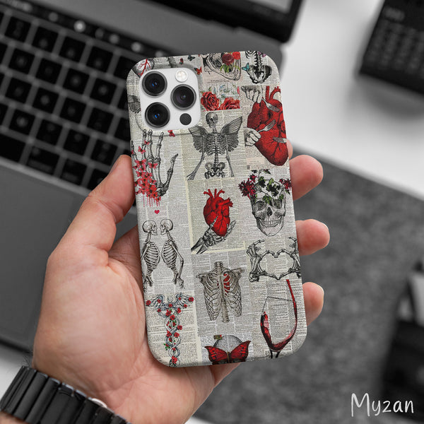 AC394 - Aesthetic Heart Artwork - Doctor Mobile Case