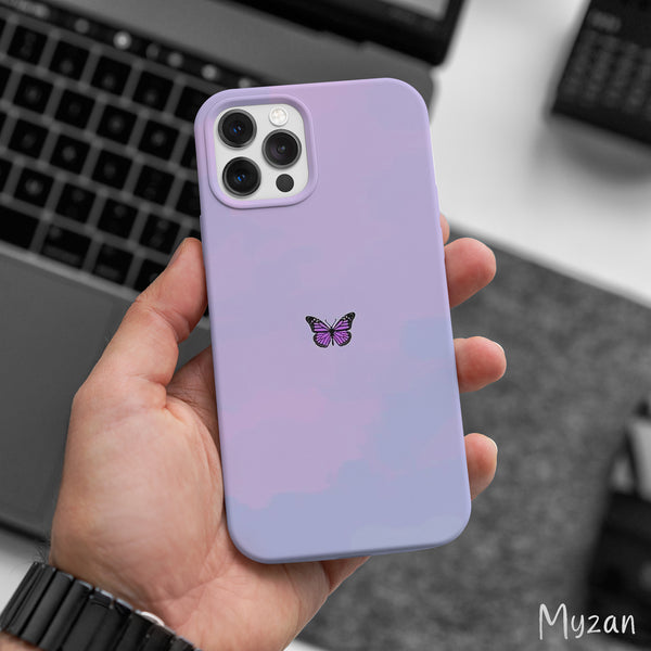 AC410 - Purple Butterfly - Aesthetic Mobile Case