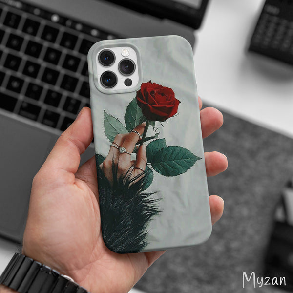 AC424 - Red Rose - Aesthetic Mobile Case