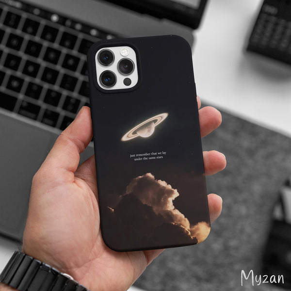 AC434 - Space & Cloud - Aesthetic Mobile Case